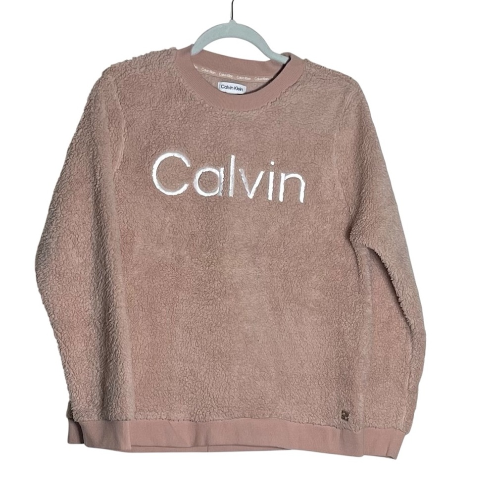 Calvin Klein Pink Fleece Pullover